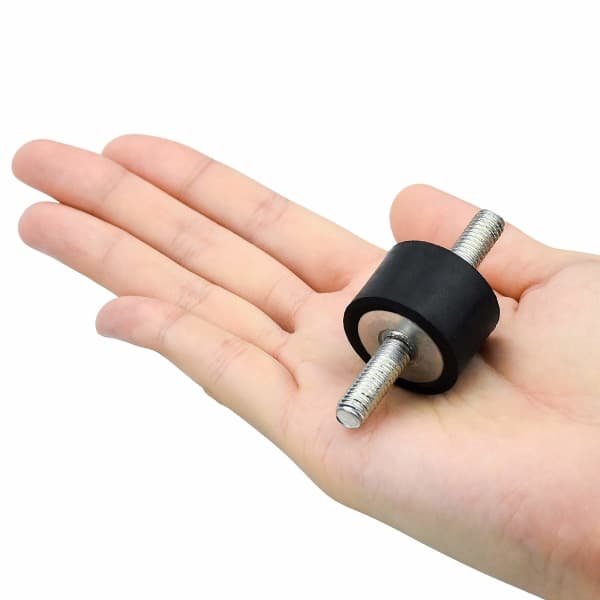 IC St. M8 30 x 20 mm Gummi Anti-Vibrasjonsisolasjonsfester, Vibr