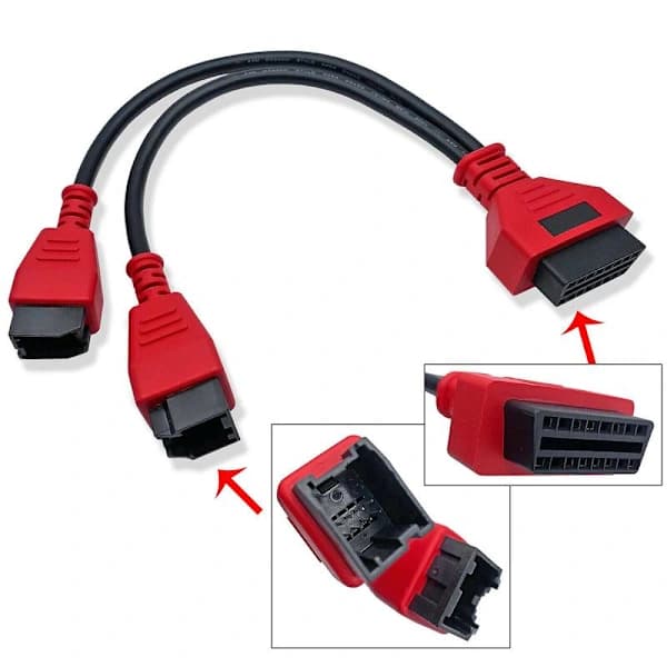 Adapter Cable 12+8 for CHRYSLER Autel MaxiSys Pro MS908P MS906 MK908P