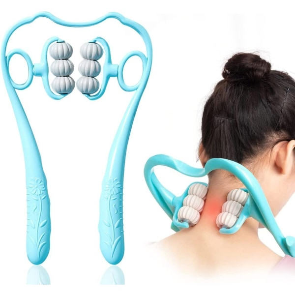 IC Nackmassager, manuell nackmassagerulle, 6-bollsmassager