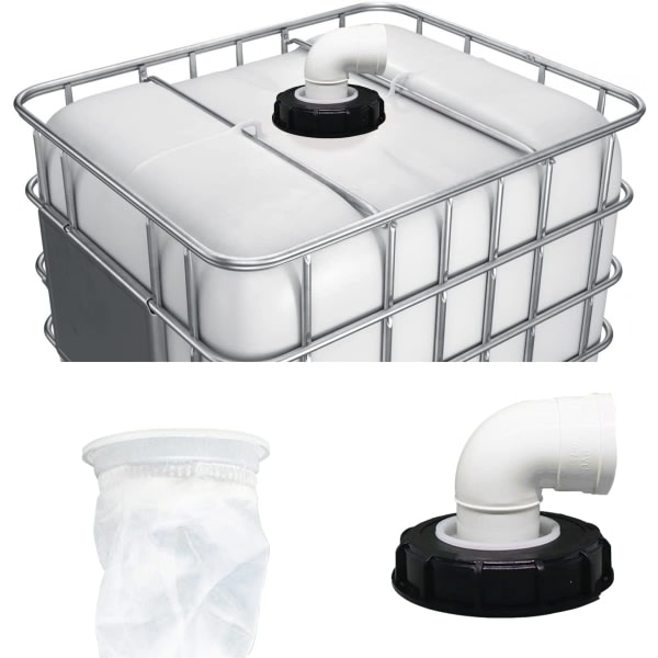 IC IBC-låsfilter, tvättbar IBC-tanklås i nylon med lås, IBC-tanktillbehör