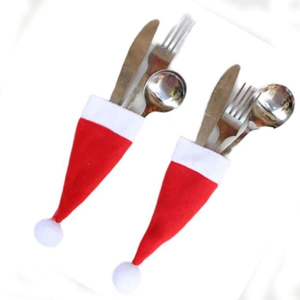 IC Servis Sæt Jul Hat Opbevaringsværktøj 12*6Cm Juledekorative Serviser