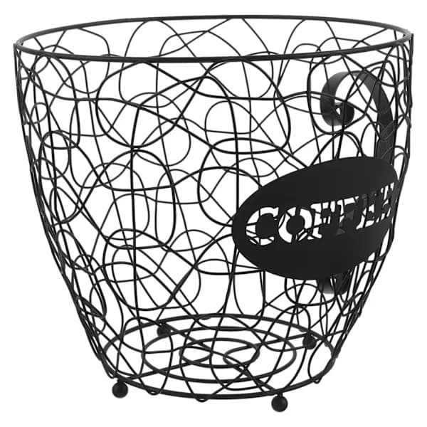 Kaffestation Organizer Espresso Pod Organizer Fruktförvaringskorg 1x 1x