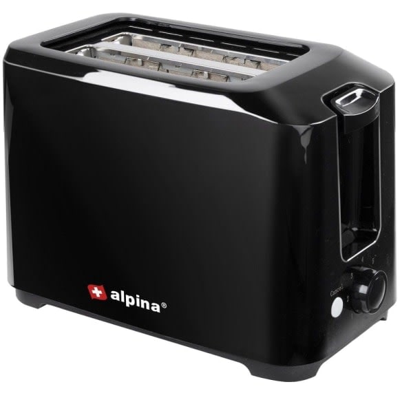 IC Paahdin, 2 Leivänsiivua - 700 W - Musta Musta