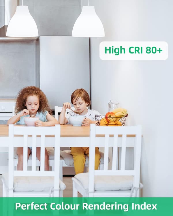 10-pack E27 LED-lampor, 9W motsvarande 60W, 6500K kallt dagsljusvitt, ej dimbara för hem, restaurang, café