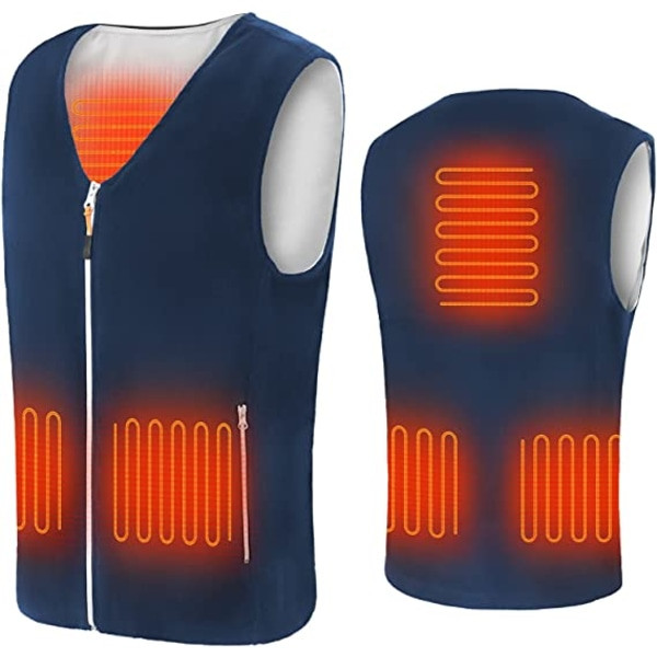 IC NOE Oppvarmet Veste med 3 Justerbare Temperaturer for Utenfor