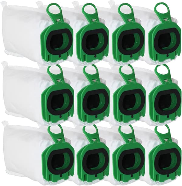 12 støvsugerposer til Vorwerk Kobold VB100/FP100 – erstatningsposer til støvsuger
