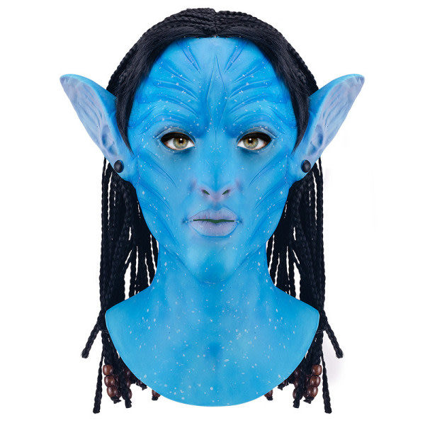 IC Halloween-naamio lateksipääkatteet hehkuvat samat Avatar-pääkatteet roolipeli baaritanssi COS (naismallit)