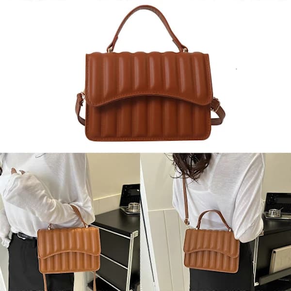 Women's Casual Chic Sling Bag - Elegant and Practical Crossbody Bag White White