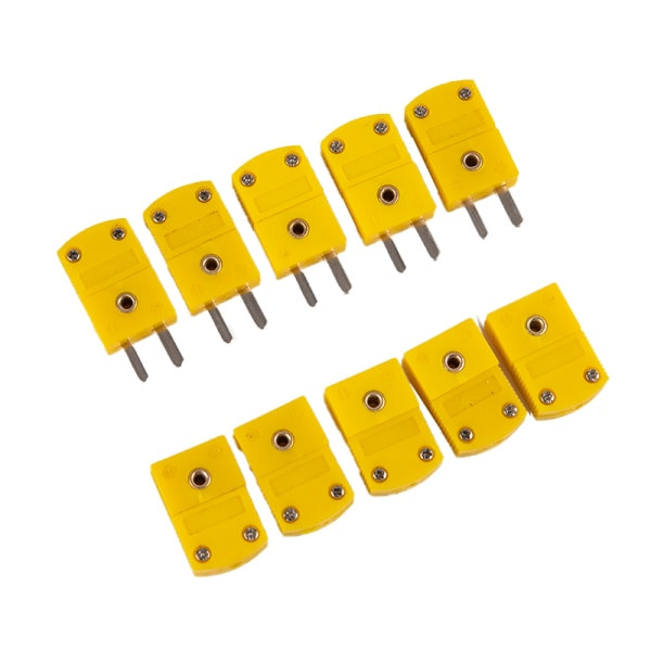 IC 5 stk. K-type han/hun mini-stik termoelement temperaturstik