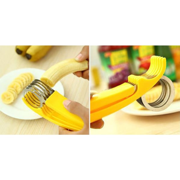 IC Rostfritt stål Banan ter Frukt Grönsakskorv Slicer Sallad