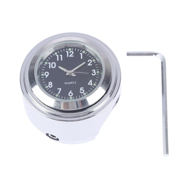 IC Vandtæt lysende 22/25 mm Motorcykel Cykel Quartz Ur Sort