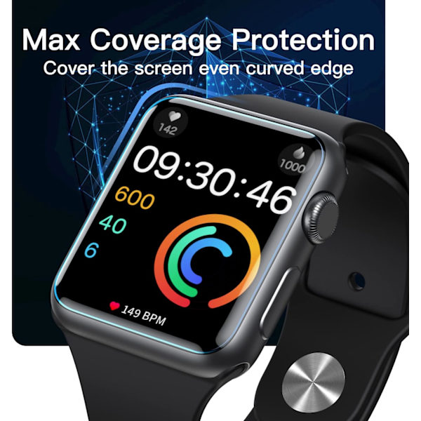 3st lämplig för apple watch film iwatch 5:e generationens 4/3 hydrogelfilm 40 mm mjuk film
