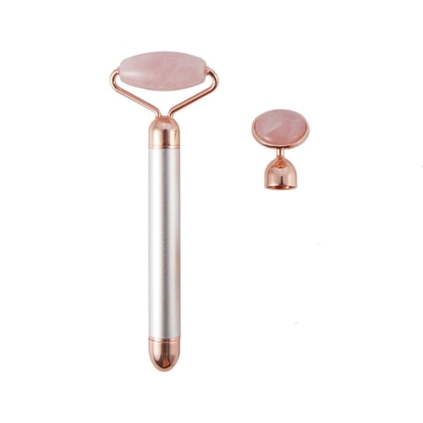 IC Jade Roller Superior Naturlig Ametist Ansiktsrulle & Gua Sha