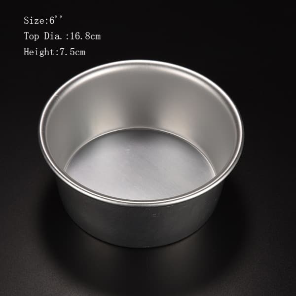 IC Rund bageform i aluminium til kageform til lagkage Kitc 6'