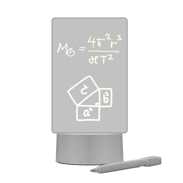 IC Creative Led Notatbrett Nattlys USB Tavle med Penn White E