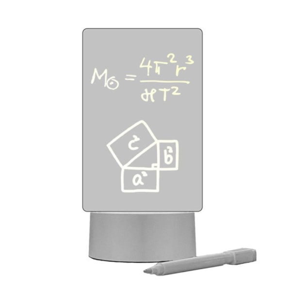 IC Creative Led Note Board Nattljus USB anslagstavla med penna White E