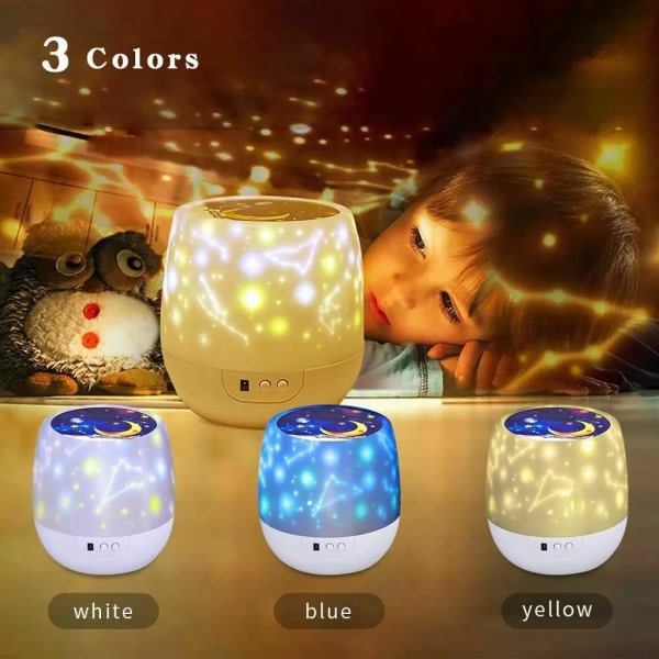 IC LED Night Light Sleep Assist ja Starry Sky -projektori