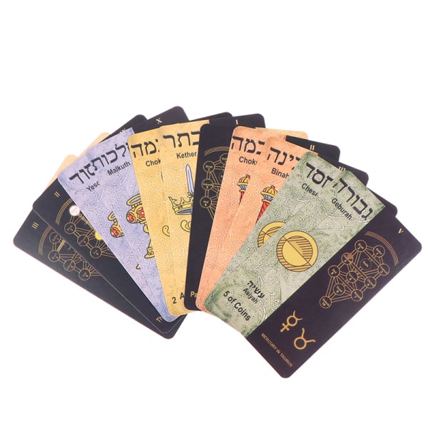 IC 5781 Kabbalistiset Tarot-kortit Perhejuhla Lautapeli Divin Monivärinen ONE  SIZE