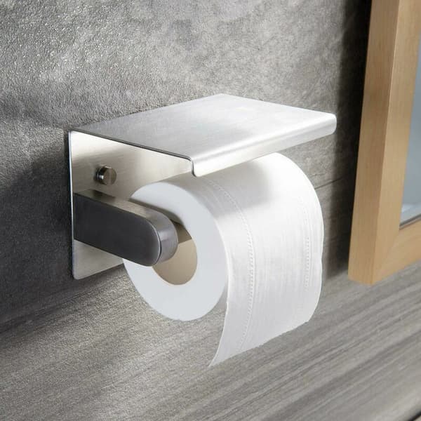 Toiletpapirholder, 304 rustfrit stål toiletpapirholder.
