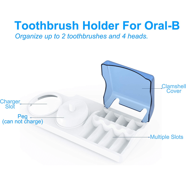IC Tannbørsteholder Tannbørsteholder for elektriske tannbørster,