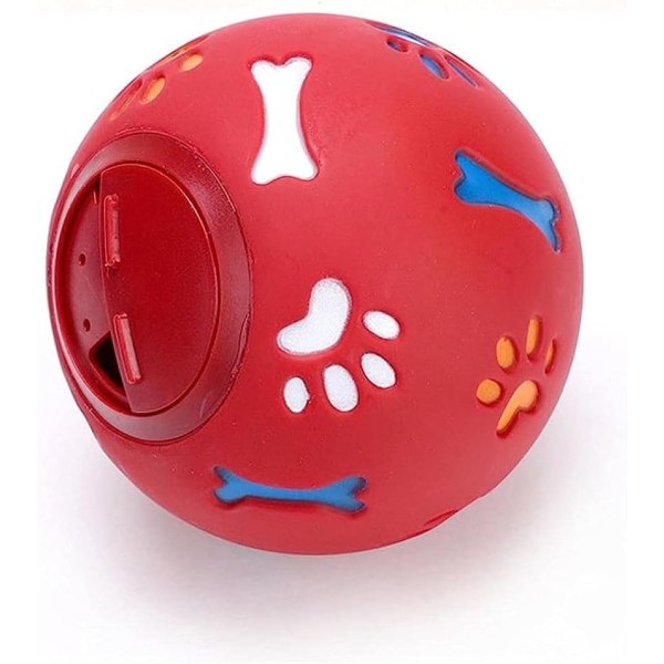 IC Husdjur Hund Katter Leksaker Bittåligt gummi Iq Träningsleksak Interaktiv Tandrengöringsbollar Valpleksaker/a/11cm