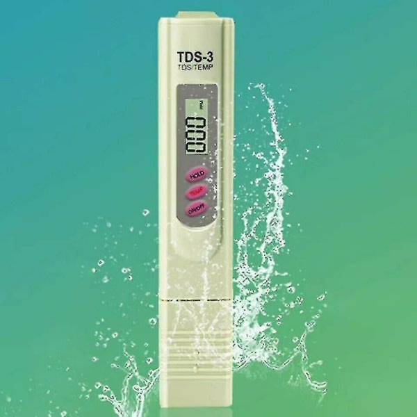 IC Meter Håndholdt TDS-3 PPM Digital Vandkvalitet Pen Tester R.O Ren Osmose