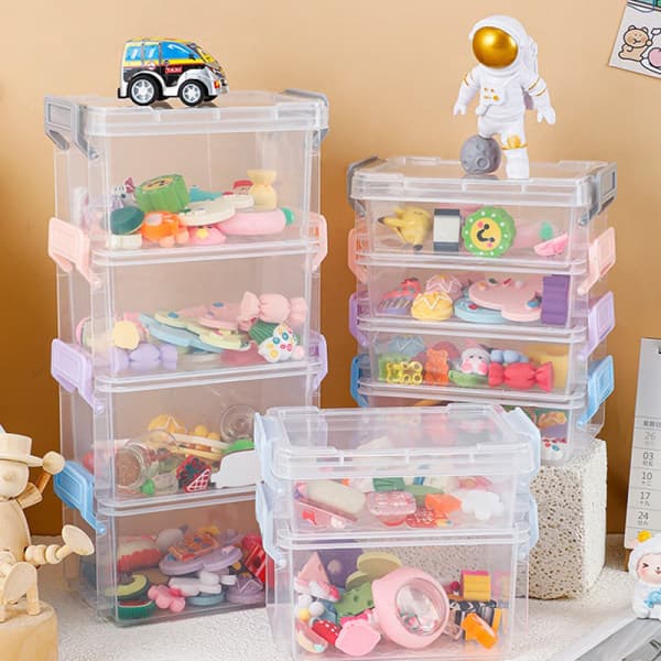 IC Creative Oppbevaringsboks Mini e Desktop Oppbevaringsboks Hjem Oppbevaring Ac Grønn