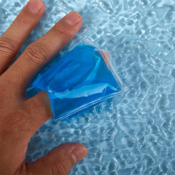 IC Finger Ice Pack Hævelse Smertelindring Kold Gel Finger Wrap til A Pink 5CM