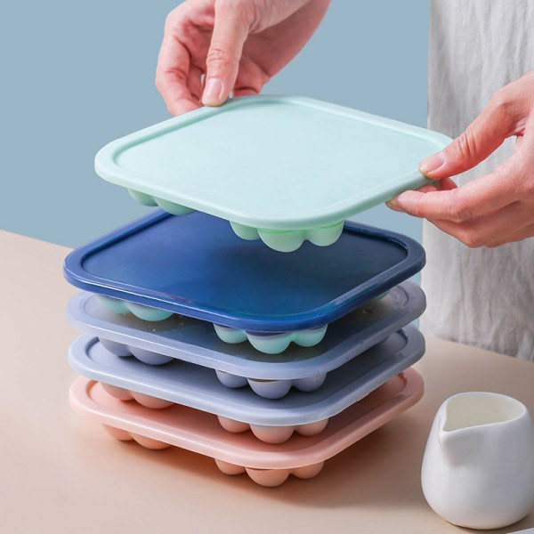 IC Stor trykk, 4-hulls silikonform for å lage sjokolade, gelé, pudding, muffins og hundegodbiter