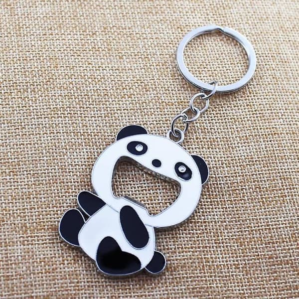 4 kpl Kannettava Panda Olut Limsa Pullonavaaja Avaimenperä Ripustus Söpö Panda Pullonavaaja Avaimenperä IC