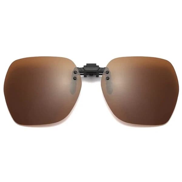 Clip-on Solbriller for Briller - Brun brown