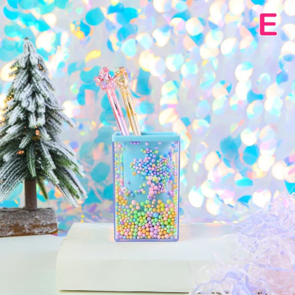 IC Dreamy Lovely Foam Ball Pen Holder e Desk Organizer Papirvarer E