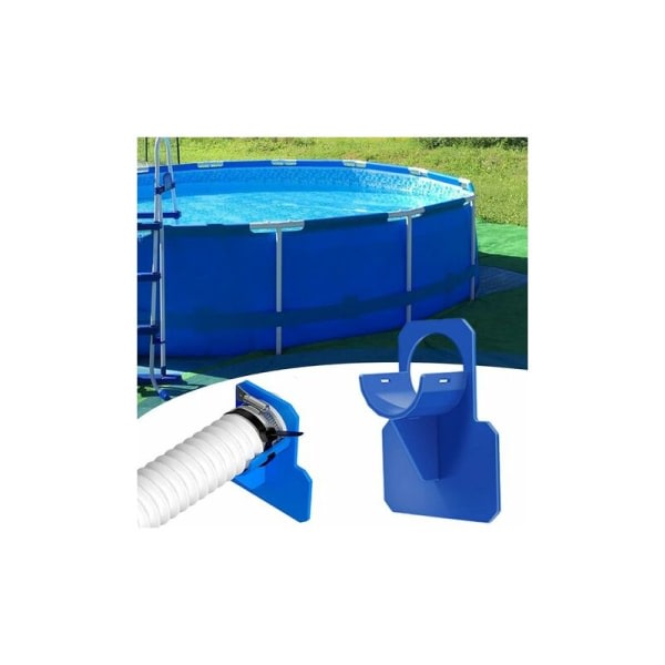Poolslanghållare Poolvattenslanghållare 3.8 mindre slanghållare för att förhindra att slangen sjunker poolslangklämma (blå 1 stycke)