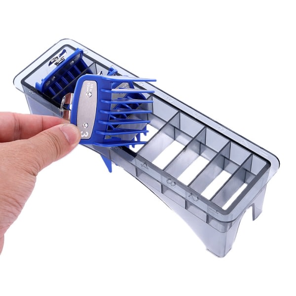 IC Universal rektangulær plastguide Kam Opbevaringsboks Barber Hai