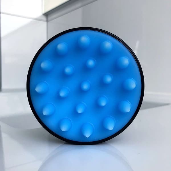 Turkis silikon hodebunnsmassasjebørste – anti-flass, fremmer hårvekst, sjampobørste