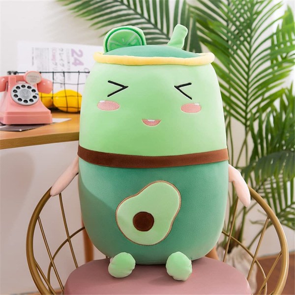 IC Fylld Boba Tea Plysch Kudde, Söt Bubble Tea Plysch