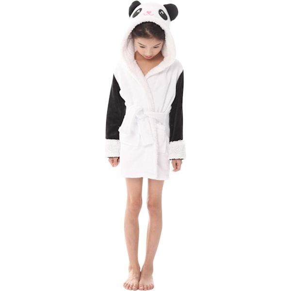 Kids Bathrobes Bathrobe 3D Unicorn Hooded, Girls Boys Fleece Soft Kigurumi Cartoon Morning House Robe Nightwear Pajamas Pockets