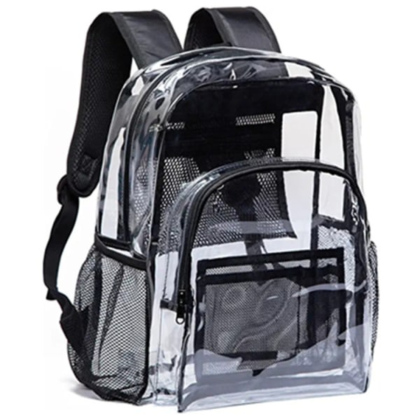 Vorspack Clear Backpack Heavy Duty PVC Transparent ryggsekk