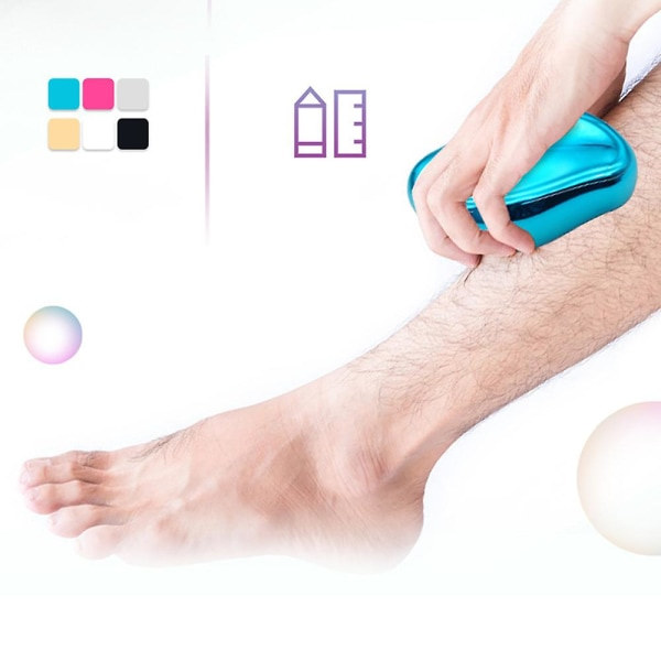 IC Smärtfri Fysisk Hårborttagning Epilator Bärbar Depilering Exfolieringsverktyg