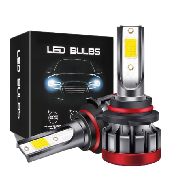 IC Bil LED-dimljus ettermontering Strobe H3 600 % lysere LED-lys, over 50 000 timers levetid, 6000K Xenonhvitt ikke-polært (H3 hvitt lys)