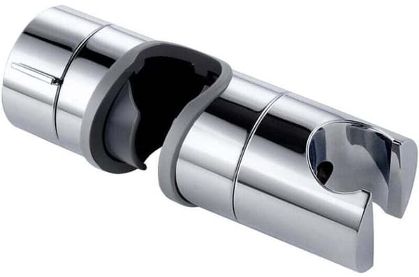 Justerbar dusjhodeholder med en diameter på 18-25 mm - erstatningsdusjhodeholder med kromfinish - baderomsdusj