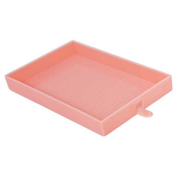 IC 5D DIY Diamond painting Broderitillbehör Set Big Drill Sq Pink L