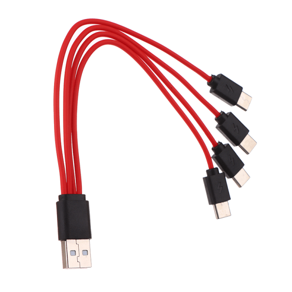 IC Hurtigopladning 4-i-1 USB Type C Ren kobber Datakabel Opladning