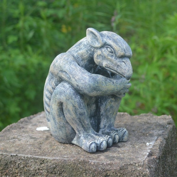 IC Gargoyle Staty Skräck Resin Skulptur Skulptur（Hängande staty för hemträdgårdsdekoration）（Harts）（1 bit） 1#