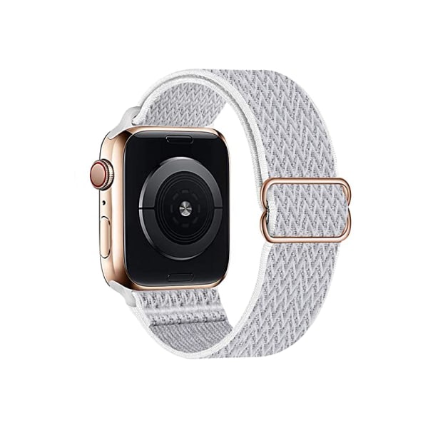 IC Stretchig rem kompatibel med Apple Watch-bånd, kompatibel med Watch Series 6/5/4/3/2/1 SE（3#，38/40mm）