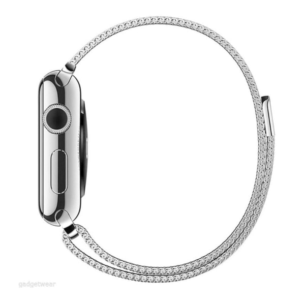 IC Milanese Loop Metal Armbånd Apple Watch 42/44/45/49 mm Sølv Sølv Sølv