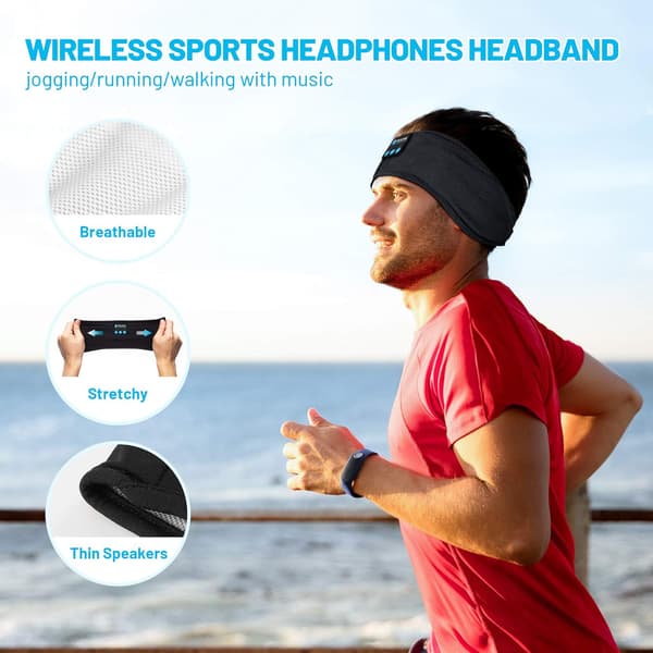 Bluetooth 5.0 hodetelefoner Hodebånd Sport Hodebånd