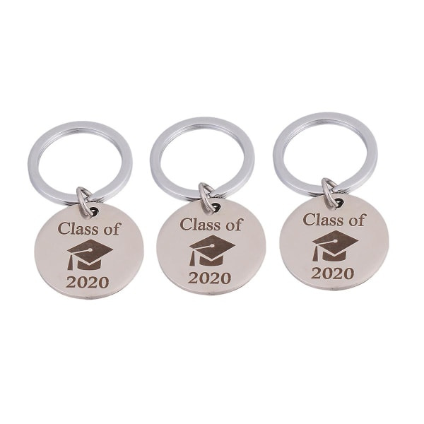 3 stk nøkkelring veske metall sjarm nøkkelring Graduation anheng sjarm metall nøkkelringer Graduation K 2.5cm IC