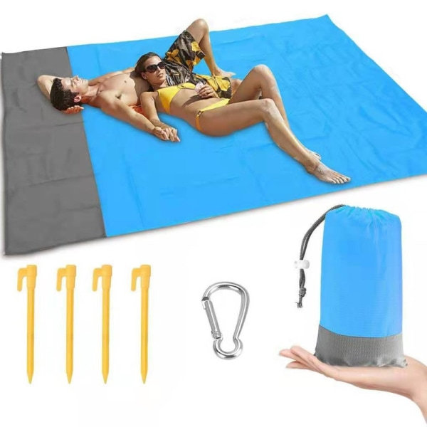 IC Kompakt picknickfilt, strandfilt, vattentät filt för resor 200*145