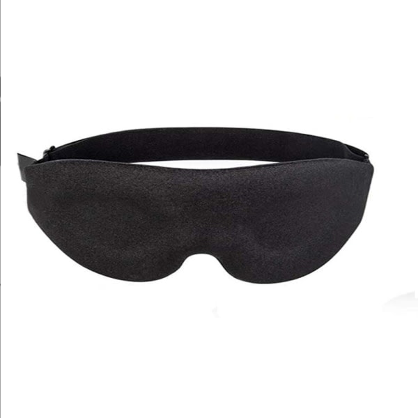 IC 3D Sömnögonmask för Flyg, Andas, Svart, Sommar, Ingen Näsvinge, Tredimensionell Skuggning, Svart Ögonmask